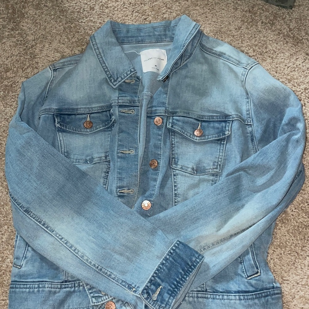 Light Blue Jean Jacket - Super Soft and Flexible!